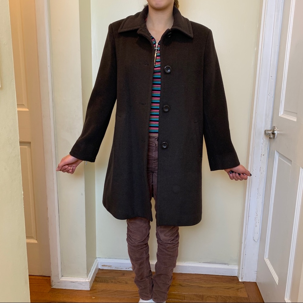 Liz Claiborne Women’s size 4 Wool long coat jacket